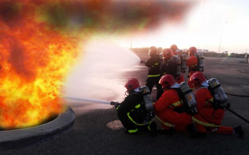 Treinamento de brigada de incêndio